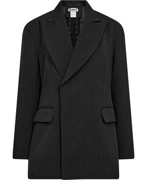 Corset Blazer Dark Grey Melange-38