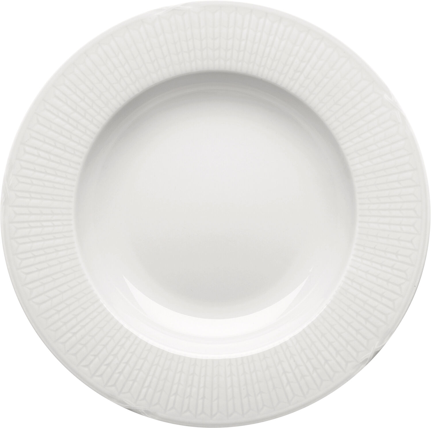 Swedish Grace Dyb Tallerken 25 cm Snehvid