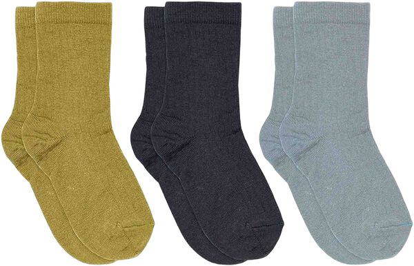 Cotton Rib socks - 3-pack