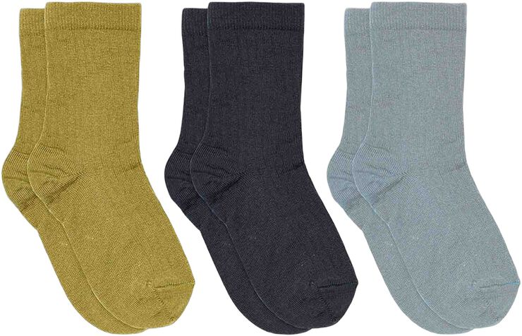 Cotton Rib socks - 3-pack