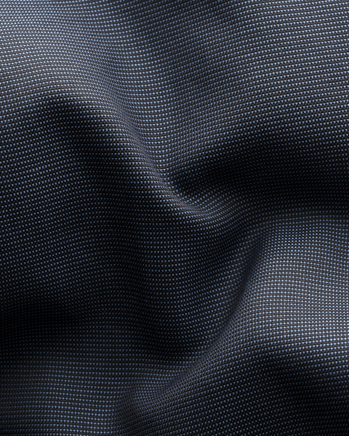 Slim Fit Navy Blue Semi Solid Signature Dobby Shirt