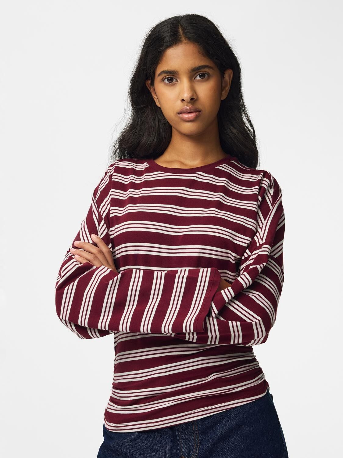 Pcalli Ls O-Neck Top D2D