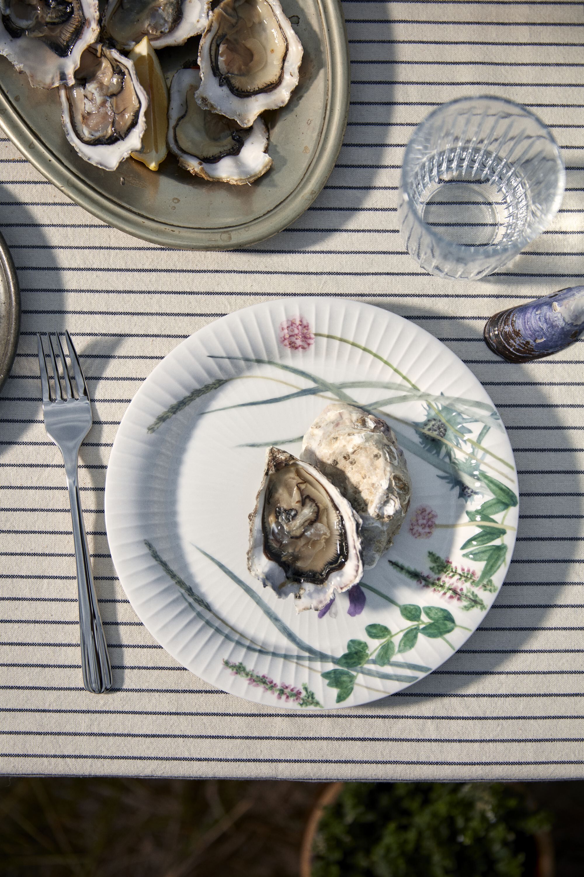 Hammersh&oslash;i Summer Tallerken &Oslash;22 cm coastal flower