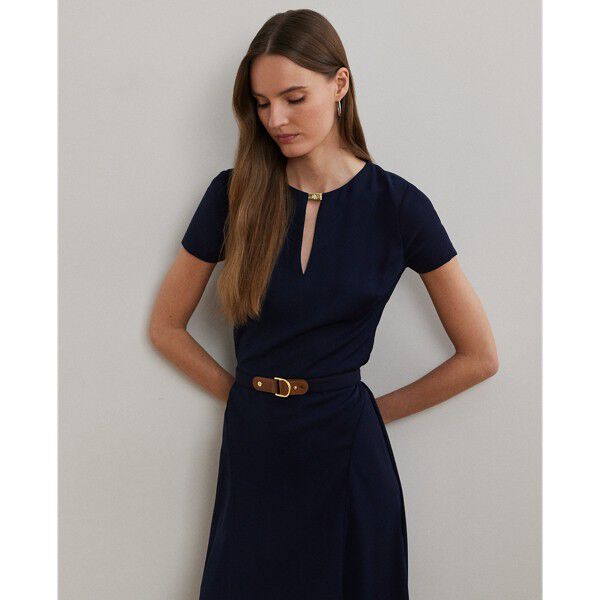 Belted Georgette Dress