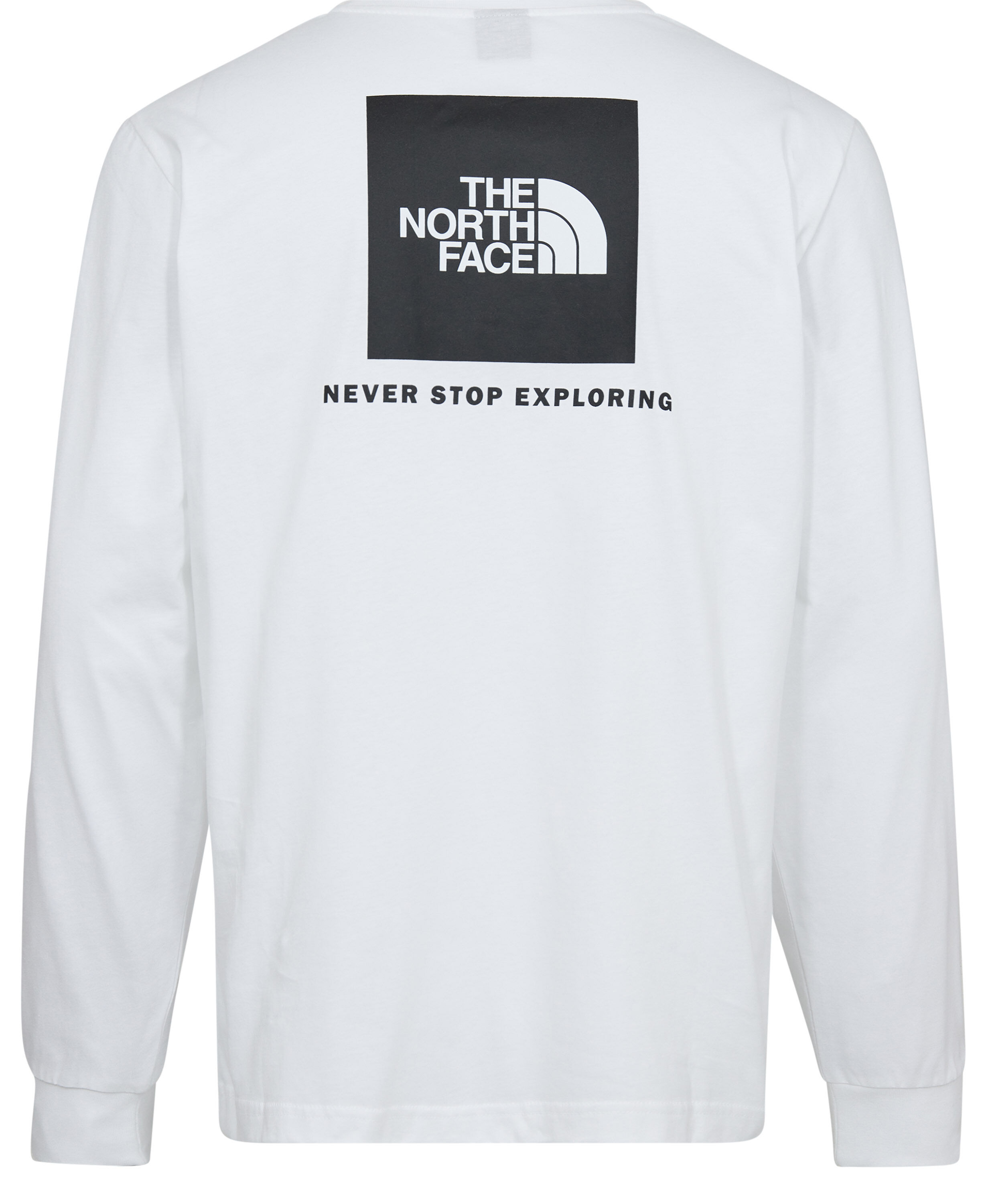 M L/S REDBOX TEE TNF WHITE