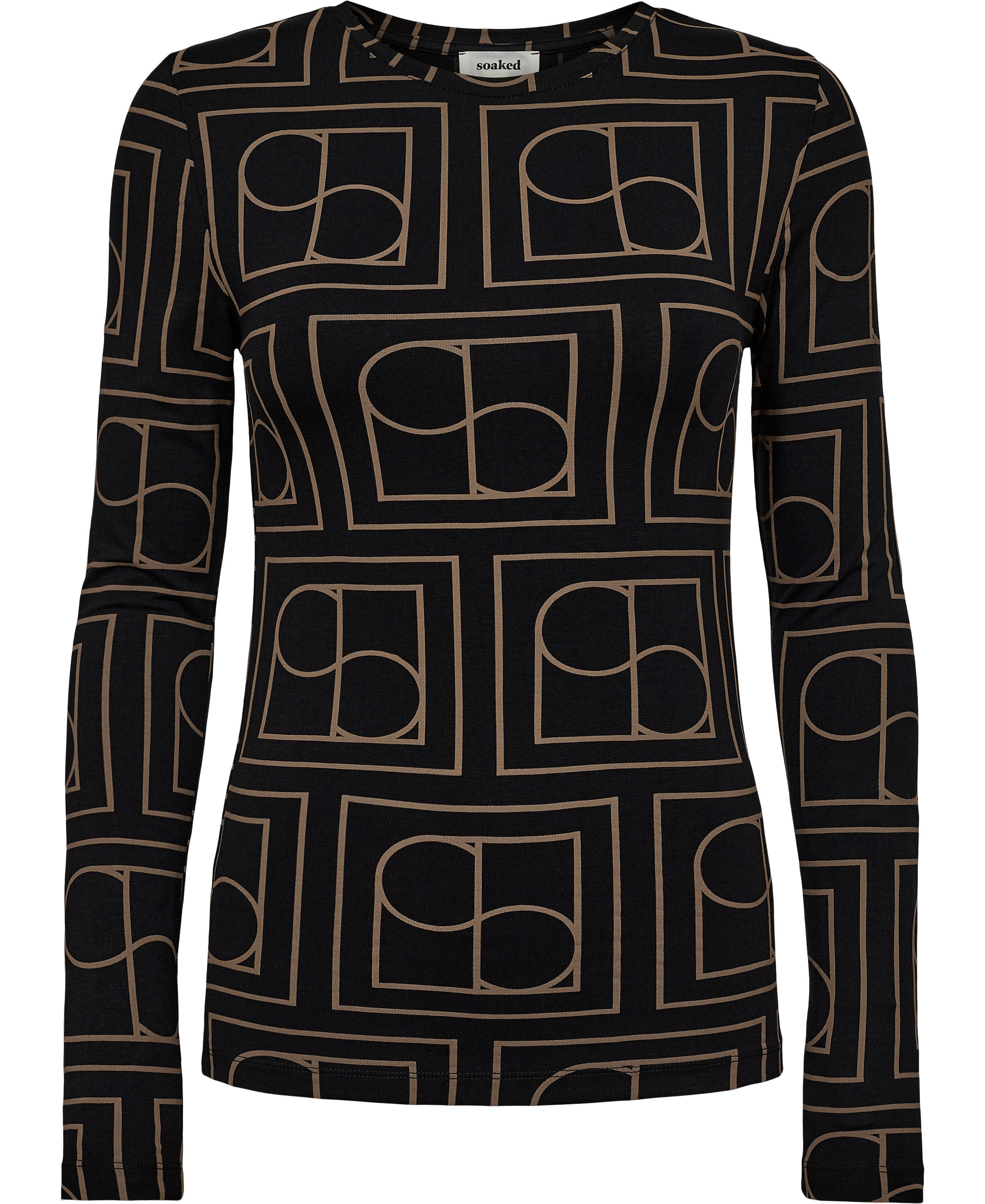 SLHanadi Printed Round Neck LS