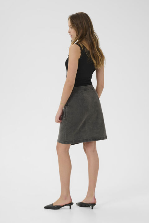 KAzina Wrap Denim Skirt