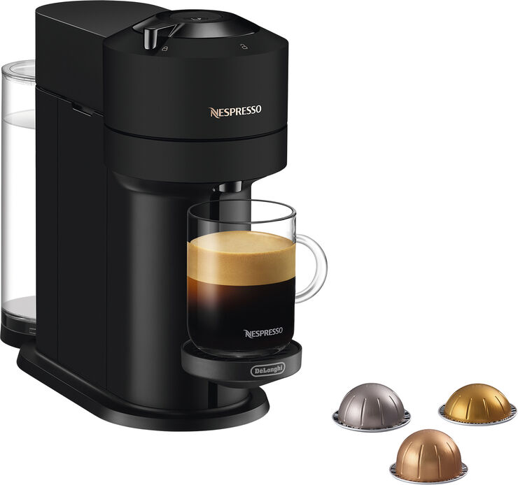 Nespresso Vertuo Next kaffemaskine fra De'Longhi®, Matt Blac