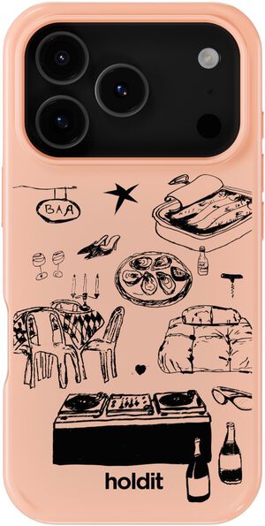 Graphic Print Case MagSafe iPhone 17 Pro Max Bare Pink