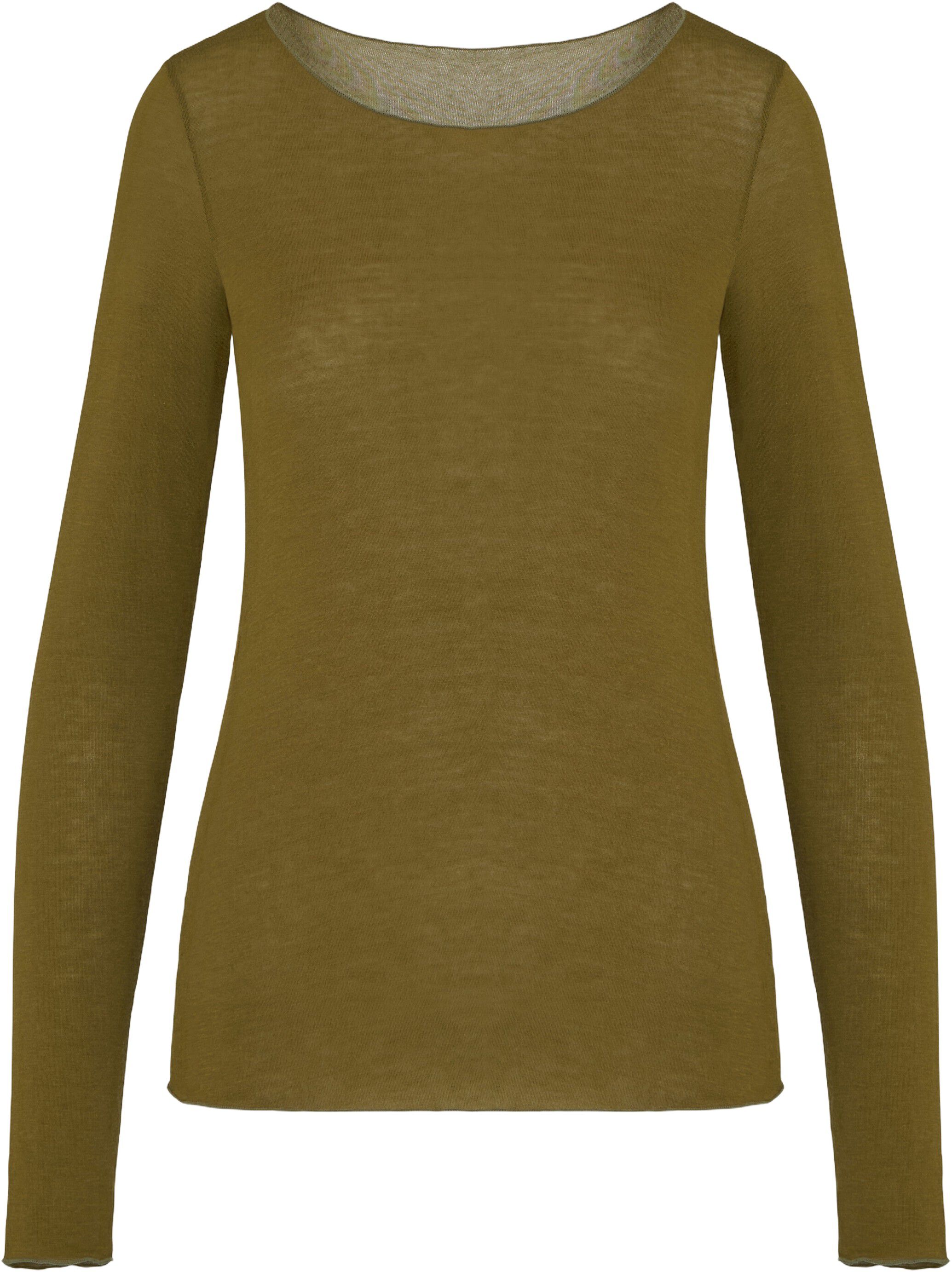 super soft Boatneck shirt with Cashmere