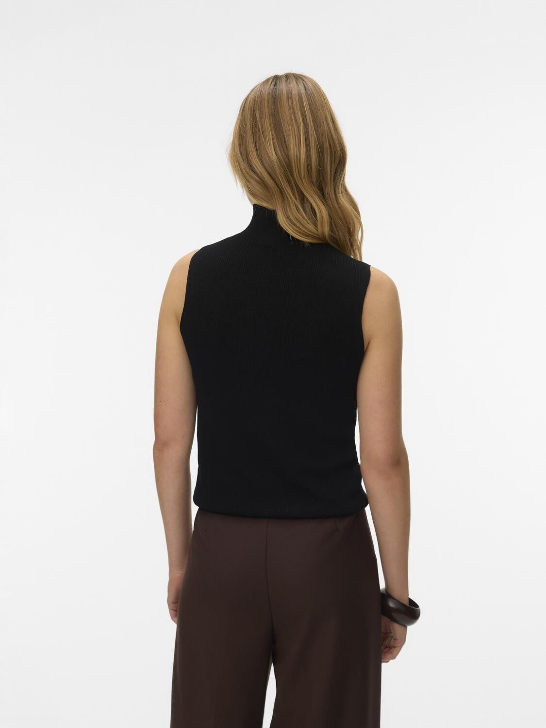 AWVITORIA SL HIGH NECK KNIT TOP