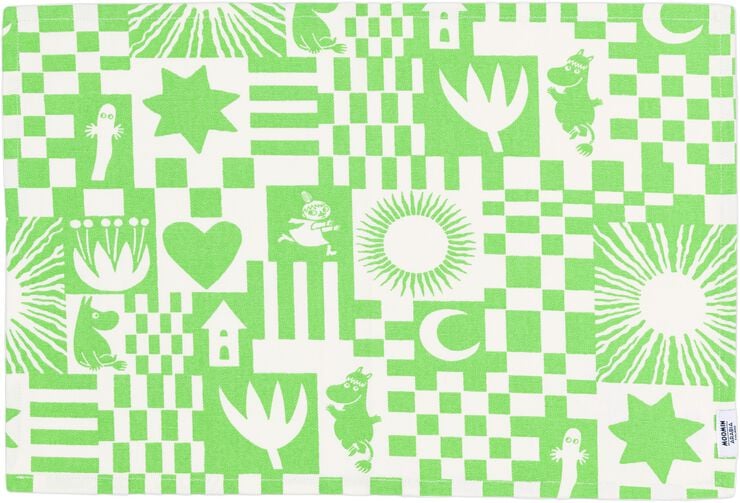 Moomin Arabia dækkeserviet Fest grøn