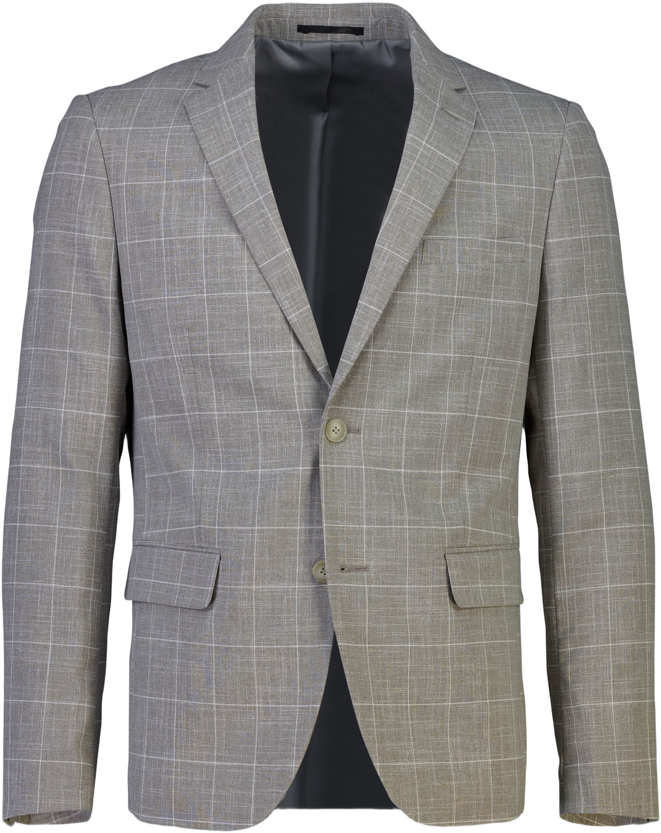 Checked slub viscose blend sui