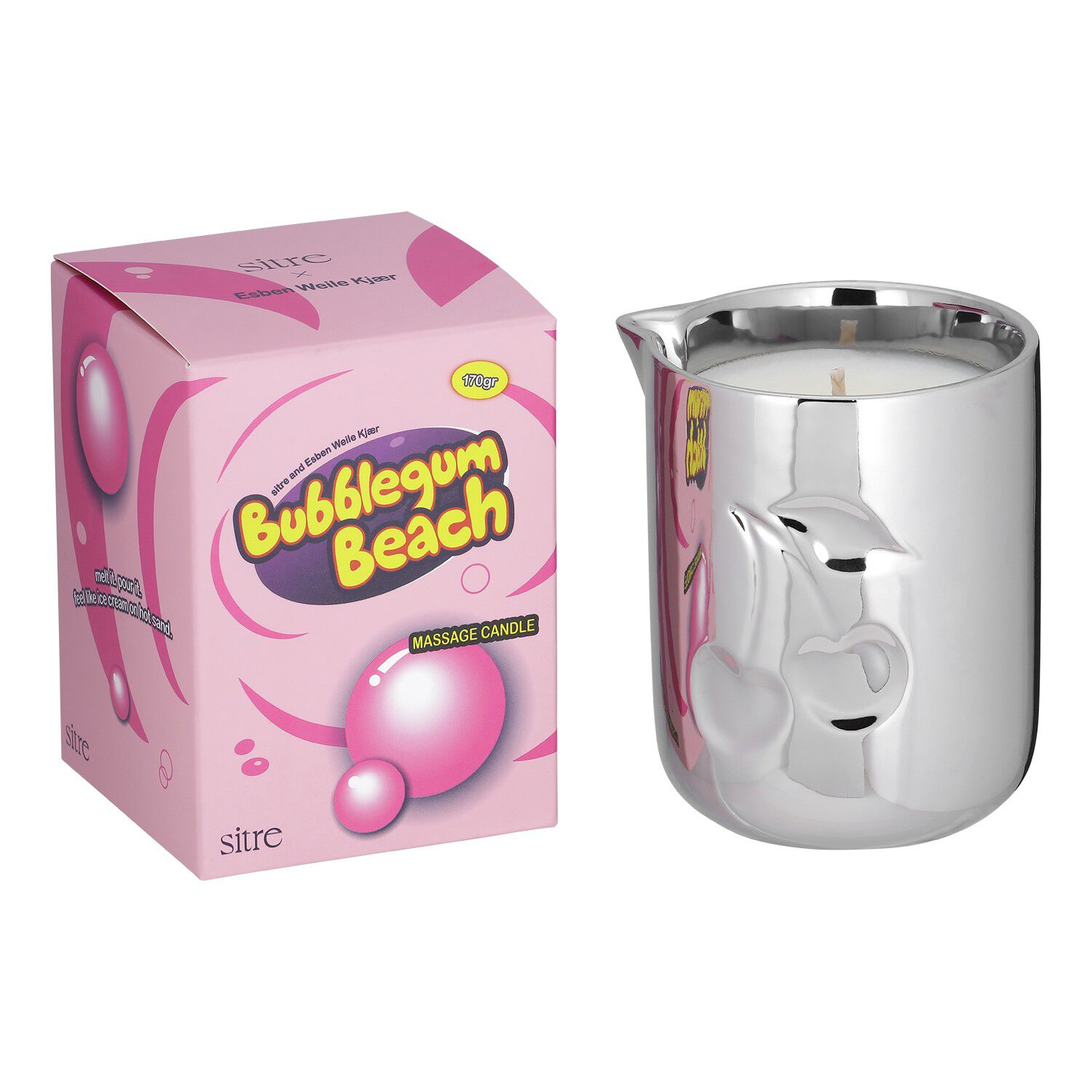 sitre x Esben Weile - Bubblegum Beach massagelys