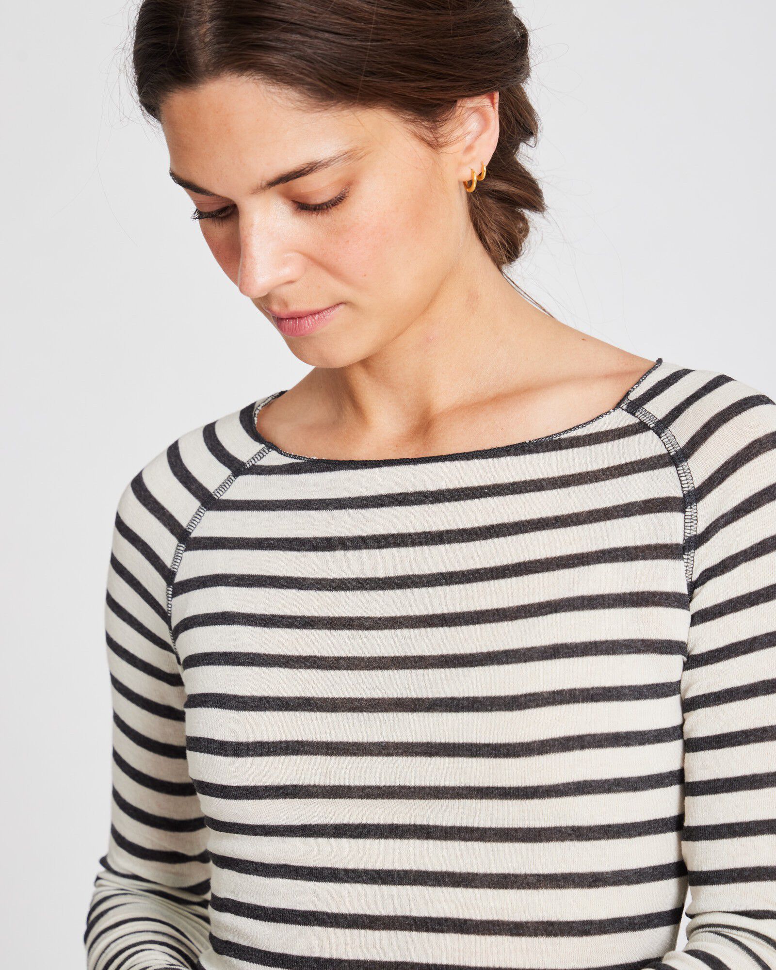Amalie L/S Sailor Wool Top