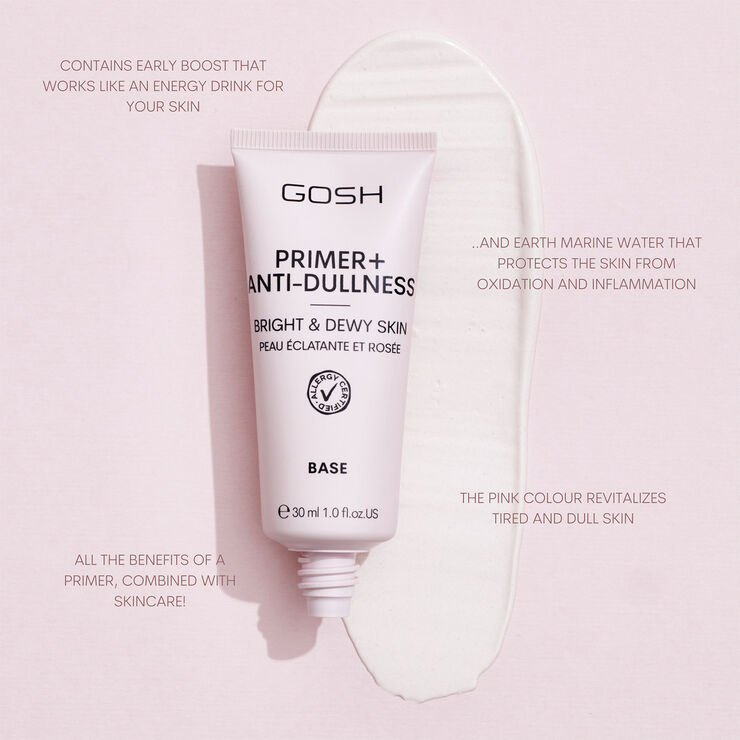 GOSH Primer Plus + 30 ml Anti-Dullness - Bright & Dewy Skin