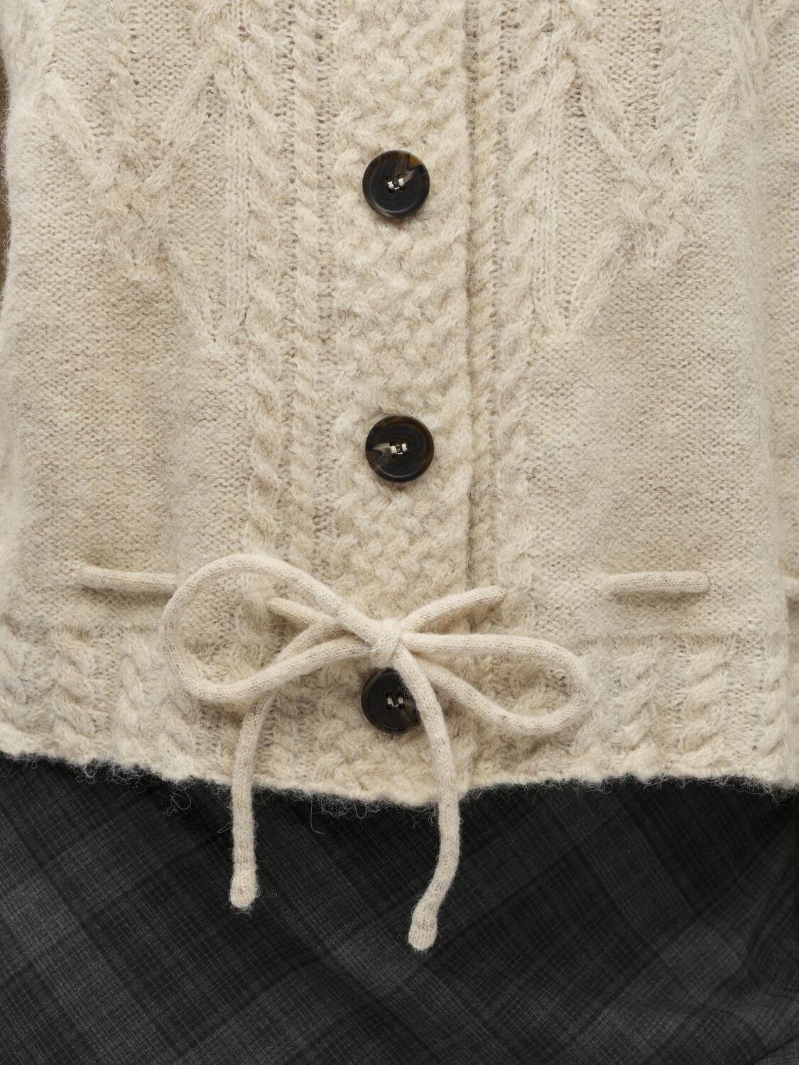 Objgunvi L/S Re Knit Cardigan Noos