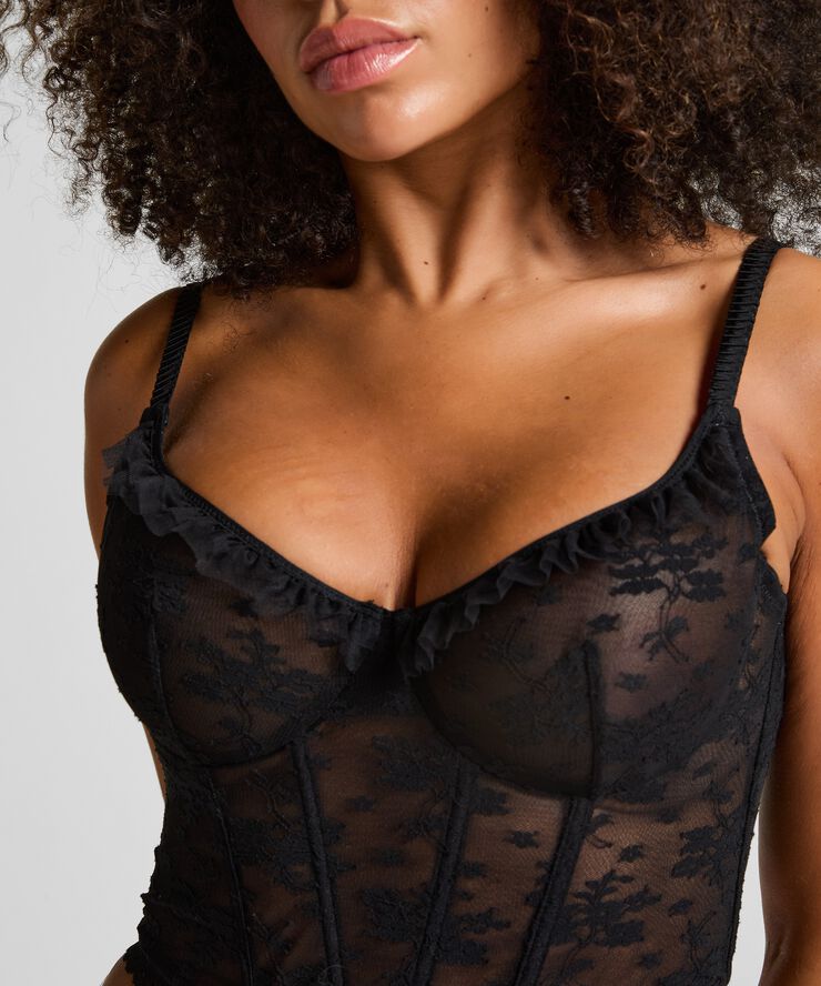 Darcy Non-Padded Underwired Longline Bra