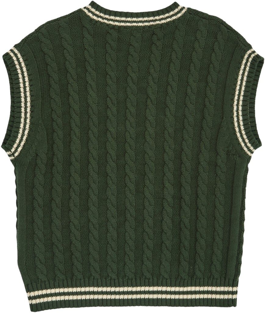 Strikket kabelvest