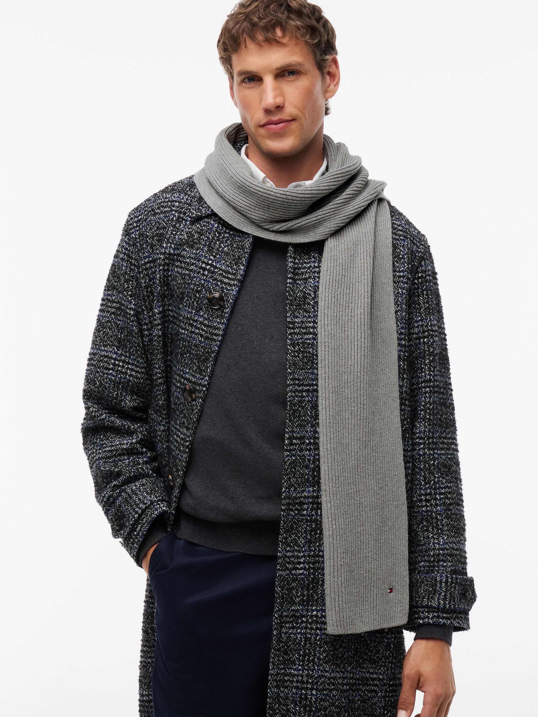 Hilfiger Flag Scarf With Cashmere