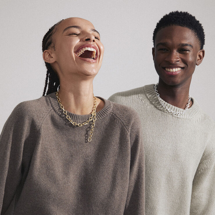 AMIRI recycled necklace gold-plated