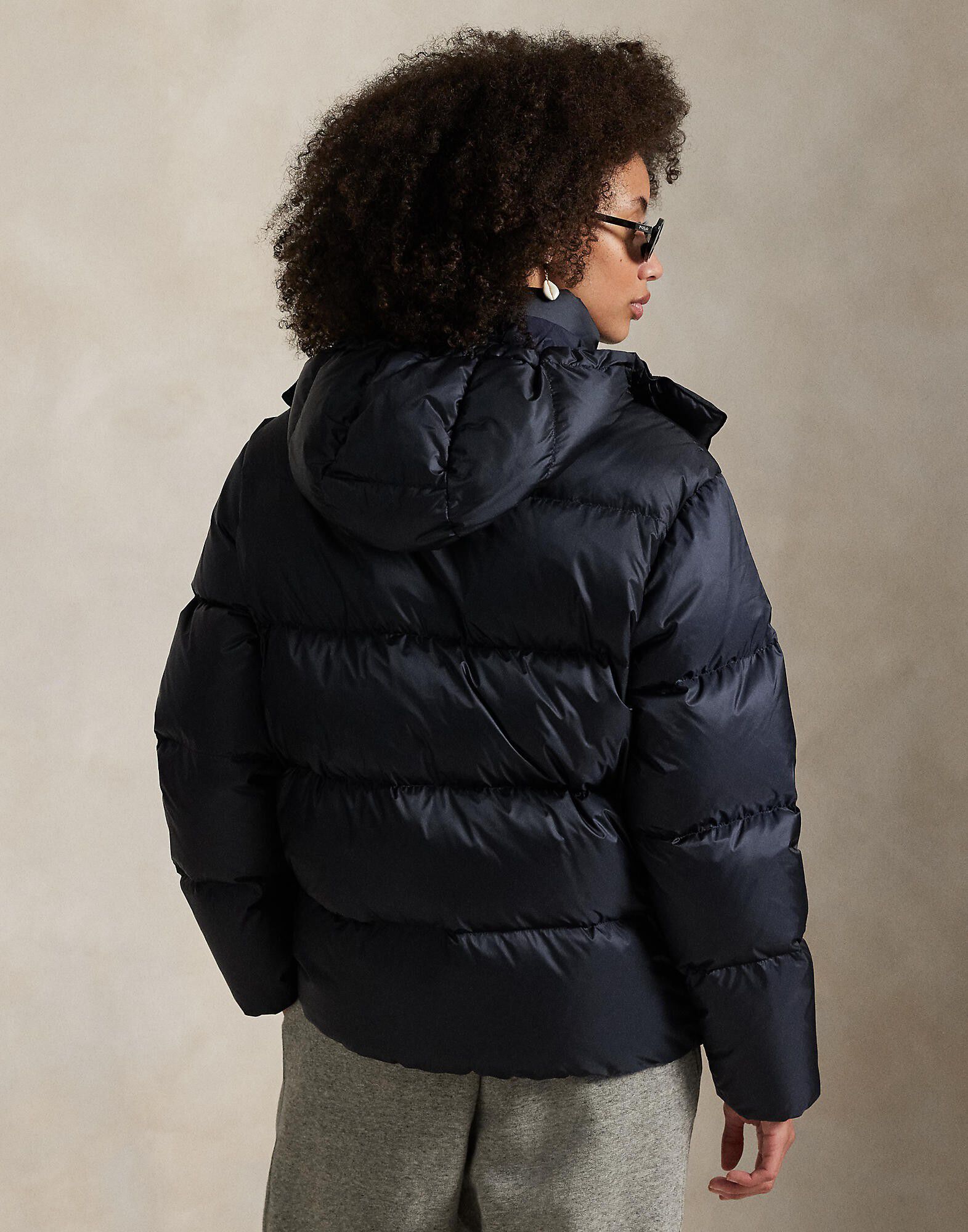 Water-Repellent Quilted Down Jacket