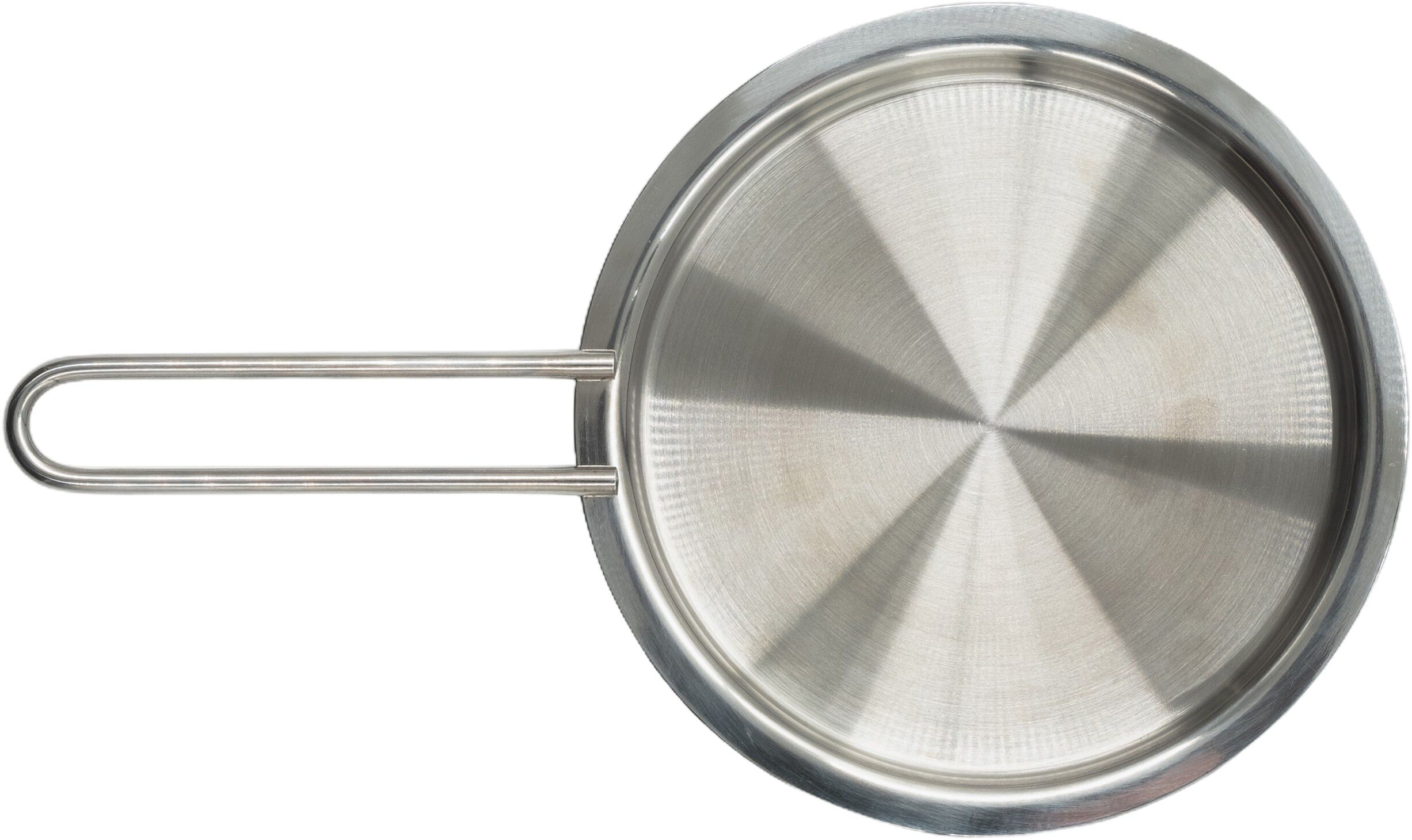 Tallerkenlokk 13 cm rustfritt st&aring;l