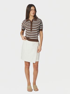 Emira Knit Polo Top