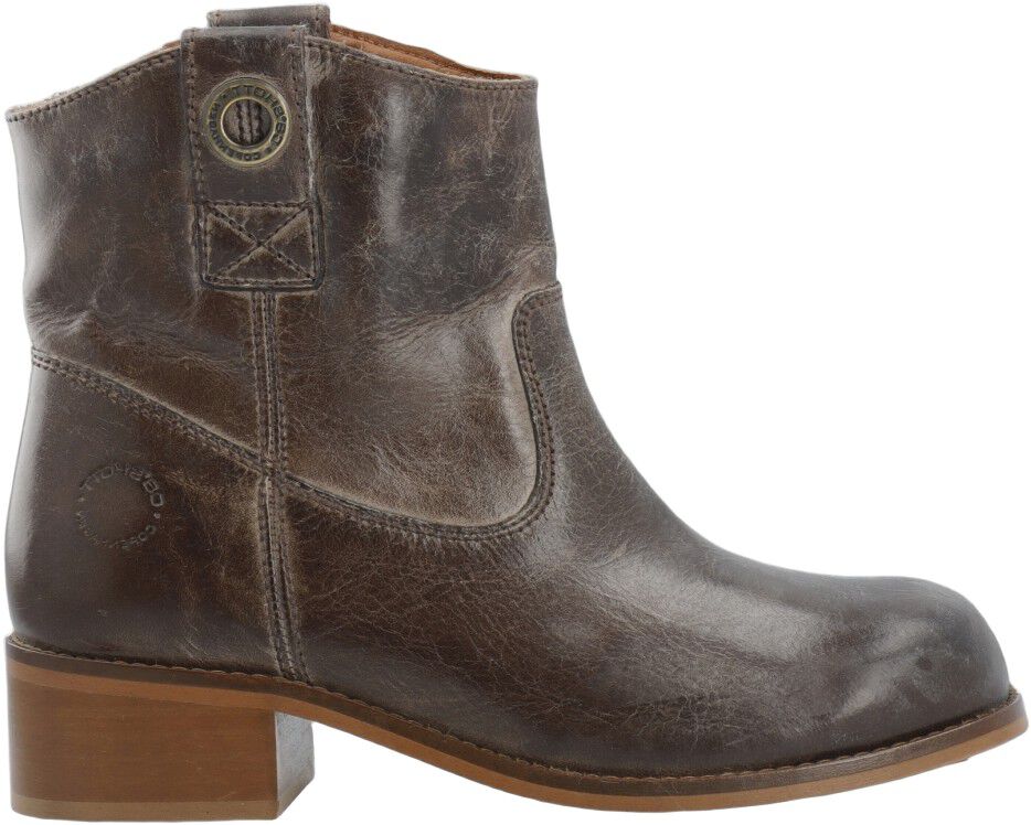 CASVILMA Warm Pull On Low Cut Boot Waxy Leather