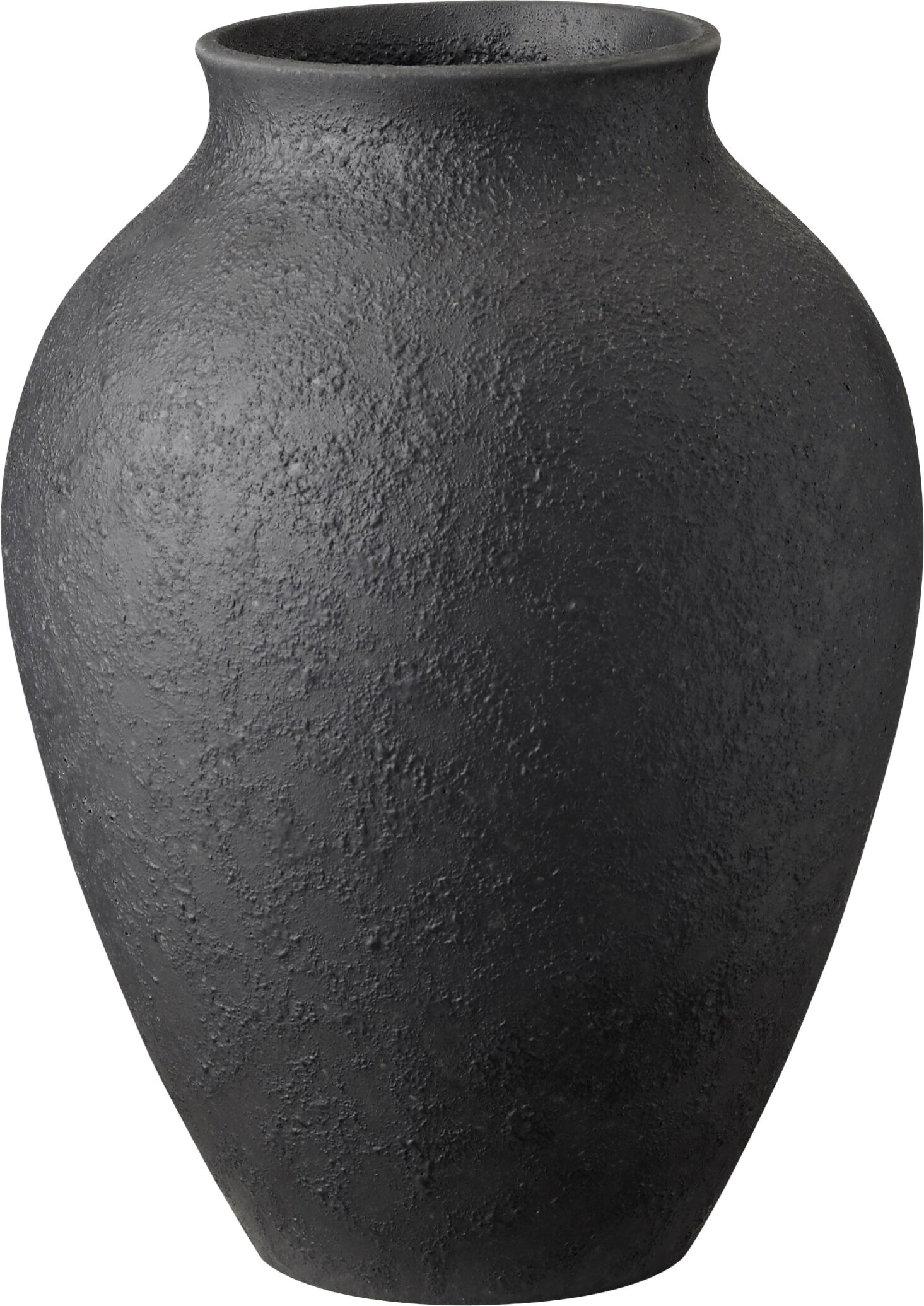 Knabstrup vase H 20 cm black