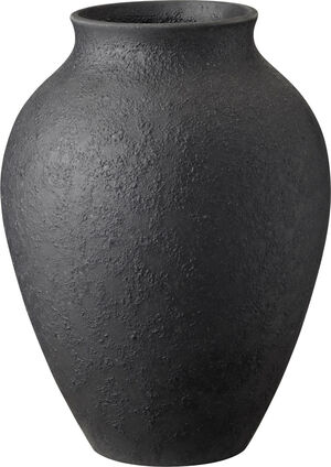 Knabstrup vase H 20 cm black