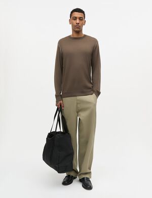 Merino Wool Contrast Jules Knit