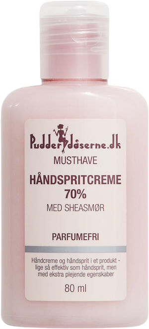 Pudderdåserne Håndsprit Creme 70% 80 ml