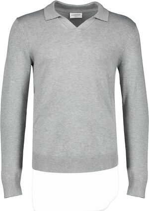 Ecovero L/S v-neck polo