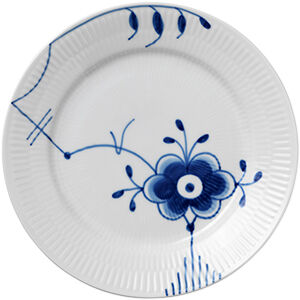 Bl&aring; Mega Riflet 19 cm. tallerken