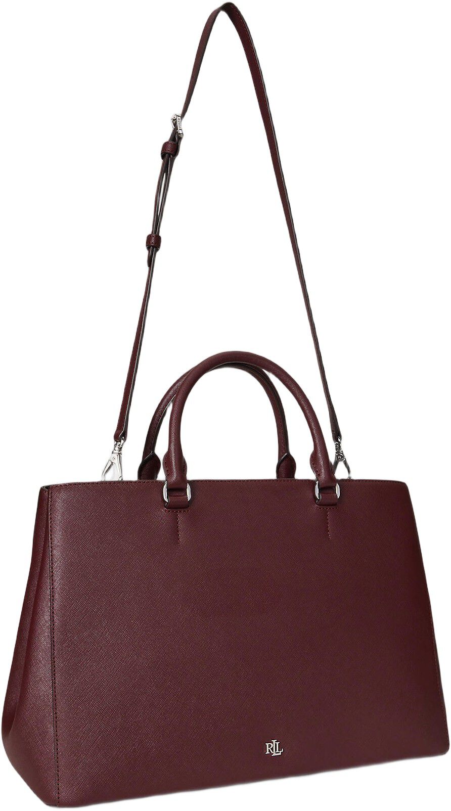 Crosshatch Leather Large Hanna Satchel
