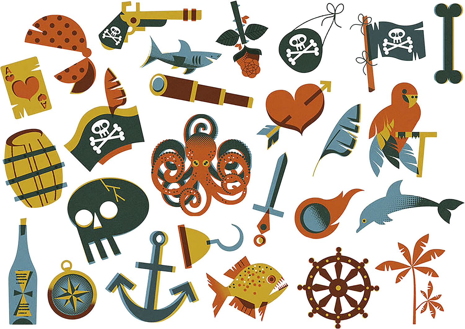 Auzou - Little Tattoos - Pirates