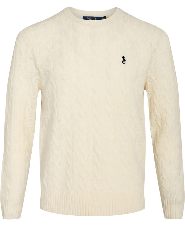 Cable-Knit Wool-Cashmere Sweater