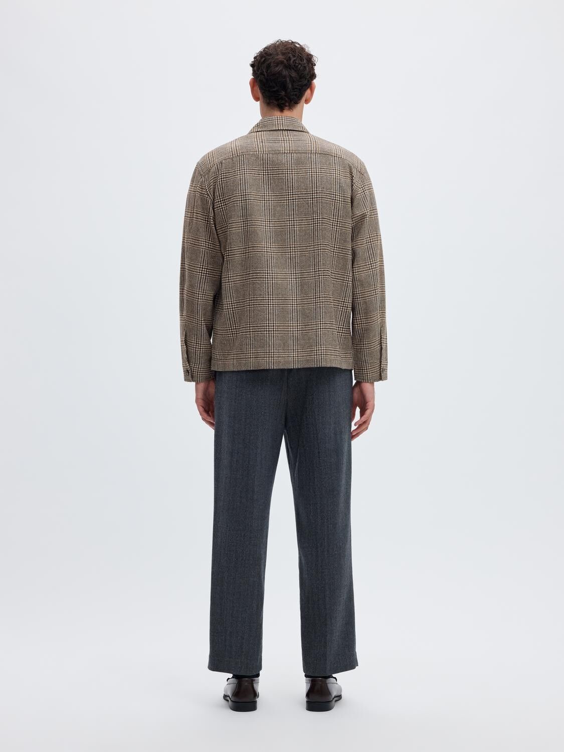 Slmrlxsvend Wt Check Wool Blend Light Os