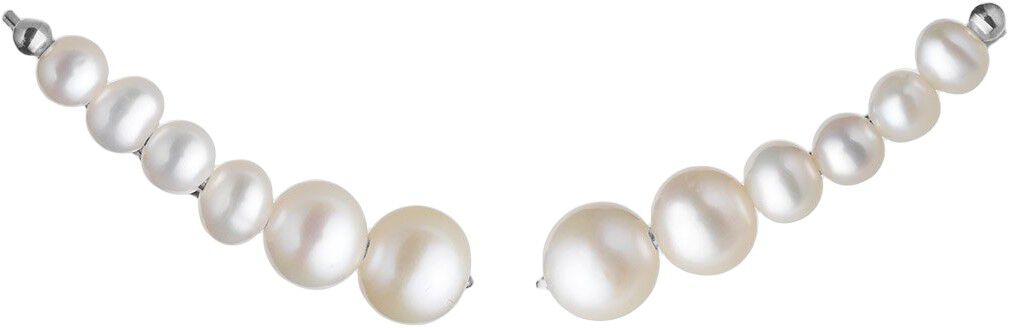 Aura earclimbers large - Silver