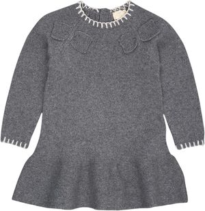 LAMBSWOOL DRESS W. BOW