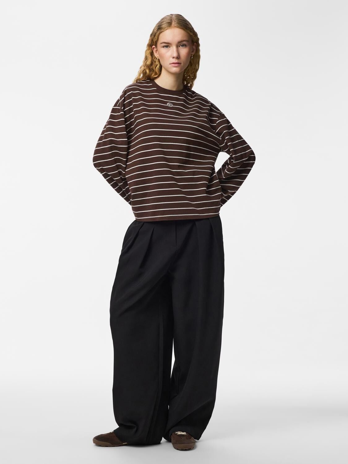 Pcsadie Ls Barrel Sleeve Top Jrs D2D