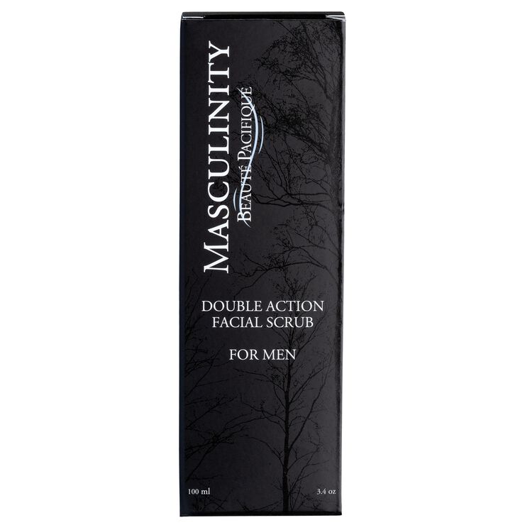 Masculinity Double Action Facial Scrub For Men 100 ml.