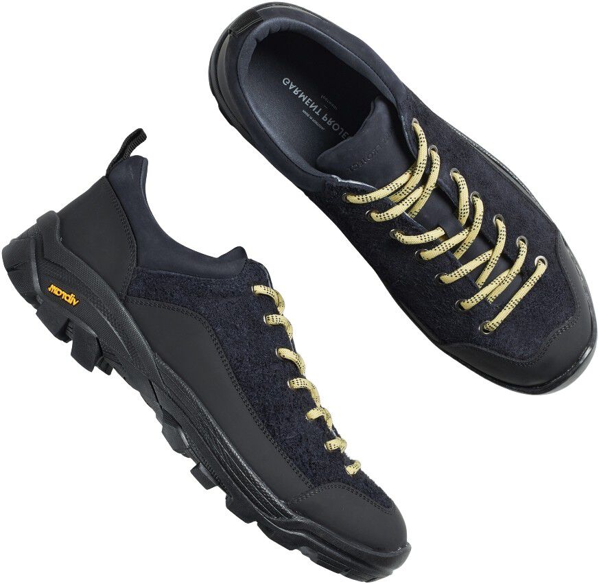 Neve - Navy Hairy Suede