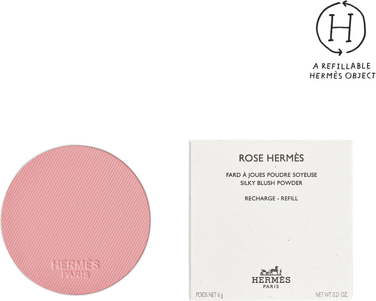 Rose Hermès Silky Blush Powder Refill