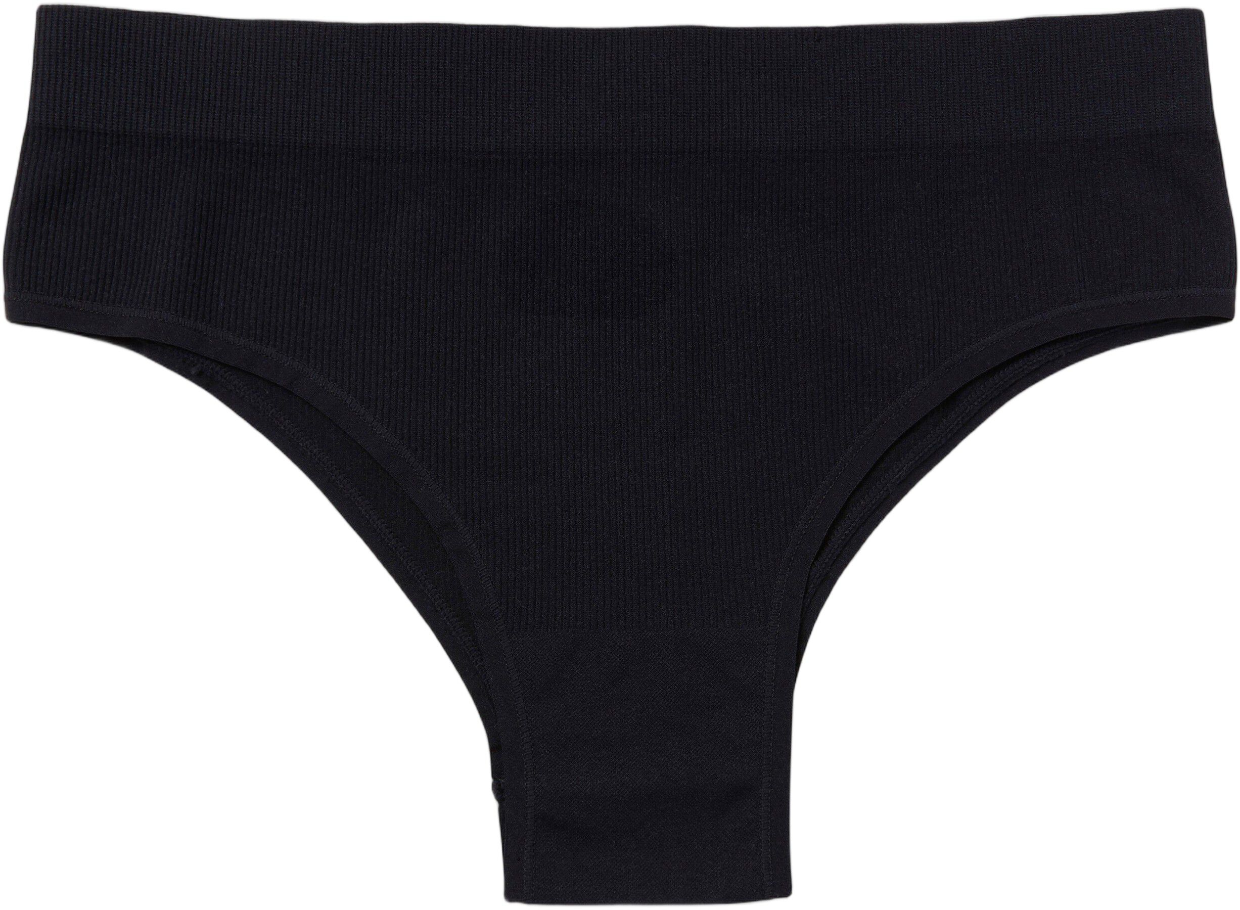 Ribbede truser uten s&oslash;mmer med h&oslash;y midje