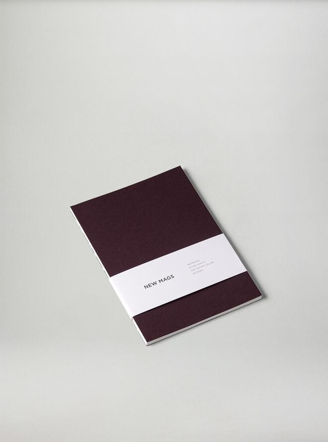 Notebook Port Wine - Softcover/Ruled