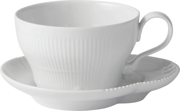 Hvid Elements 26 cl. kop med underkop