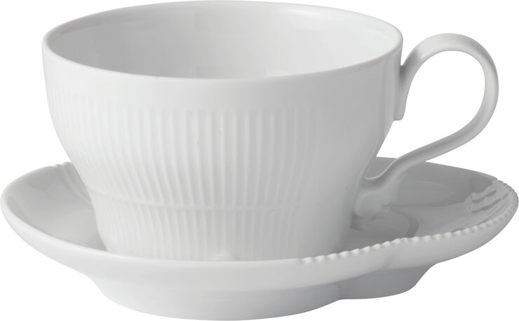 Hvid Elements 26 cl. kop med underkop