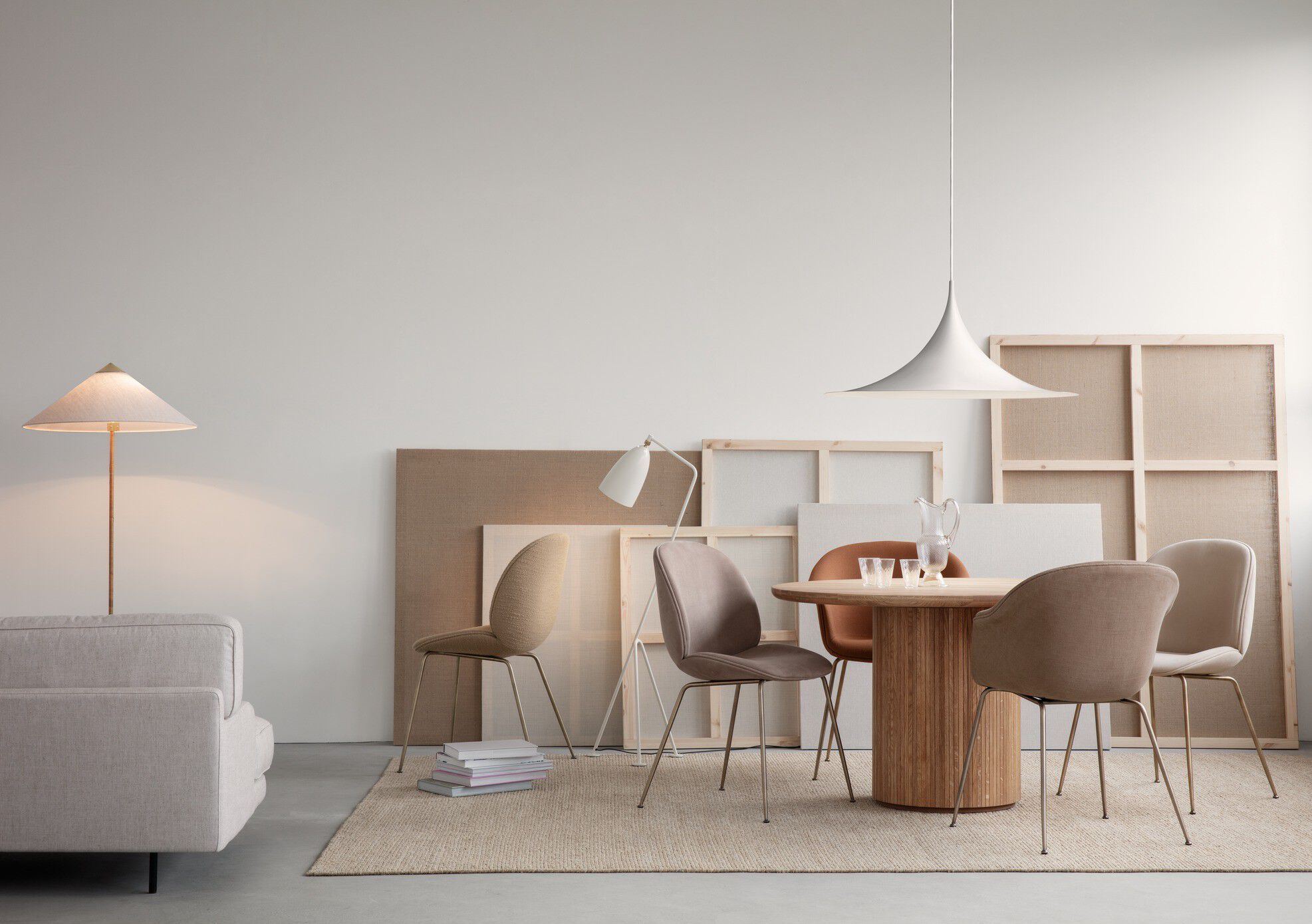 Semi Pendant - &oslash;47 (Shade: White Semi Matt)